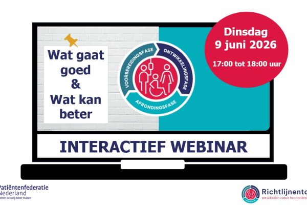 Webinar Wat gaat goed, Wat kan beter
